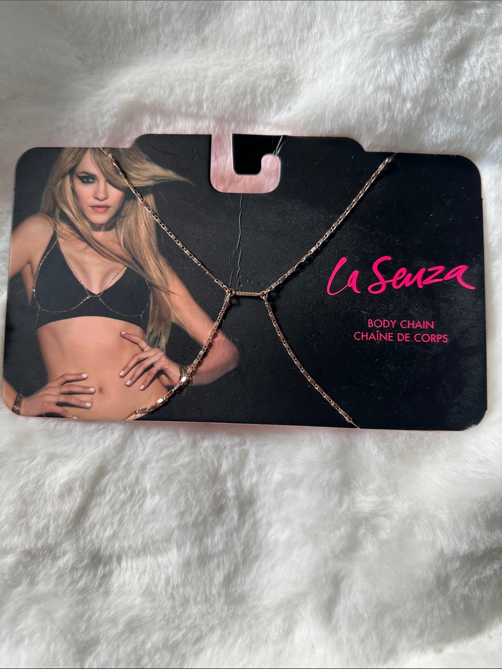 La Senza Rose Gold-Tone Delicate Body Chain